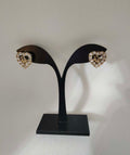 Designer inspired heart earrings