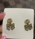 Custom GG butterfly earrings