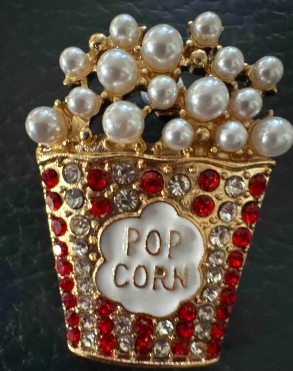 Bedazzled popcorn earrings